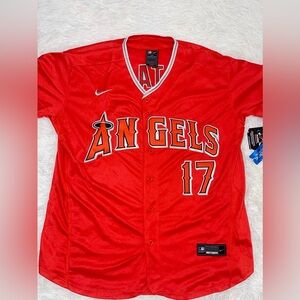 MLB JERSEY SHOHEI OHTANI ANGELS SIZE LARGE